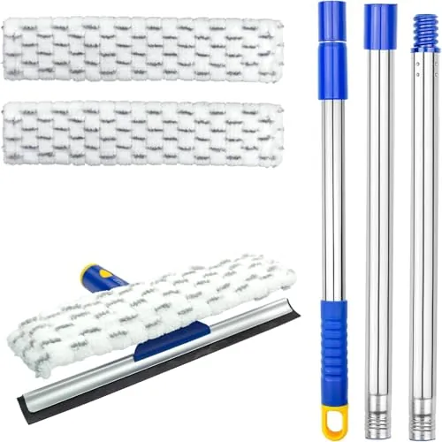60″ 2-in-1 Window Squeegee Cleaning Kit