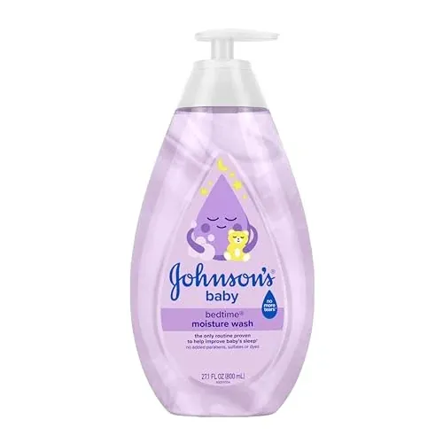 Johnson's Tear-Free Bedtime Baby Moisture Wash 27.1-Oz