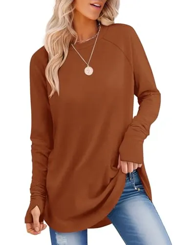Long Sleeve Thumb Hole Tunic