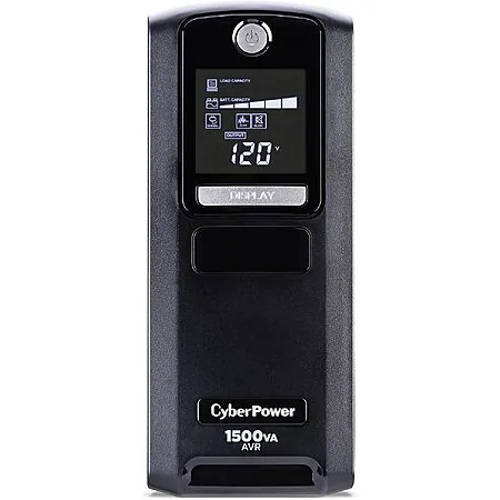 Prime: CyberPower CP1500GAVR 10-Outlet 1500VA/900W AVR Line‑Interactive UPS Battery Backup