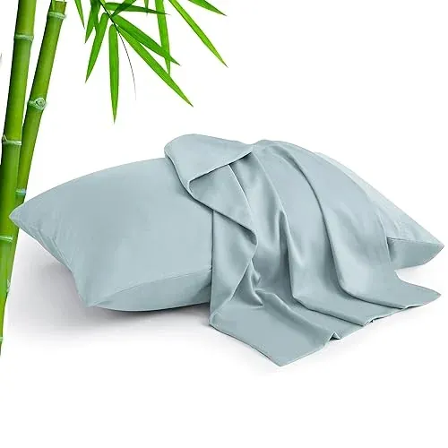 Bamboo Rayon Cooling Pillowcases - 2-Pack