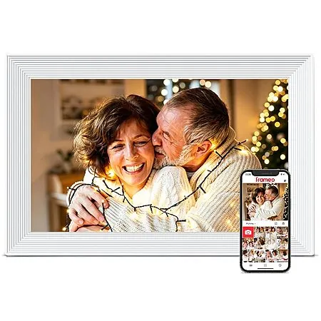 10.1" FLYRUIT Frameo 1280x800 WiFi Digital Picture Frame w/ IPS Touchscreen