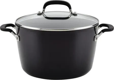 8-Qt KitchenAid Hard Anodized Nonstick Stock Pot With Lid