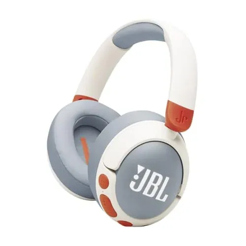 JBL Junior 470NC Wireless Noise Cancelling Kids Over-Ear Headphones, White