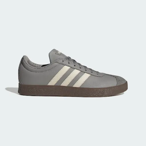 Adidas Men's VL Court Base Shoes (Charcoal Solid Grey / Alumina / Grey Four)