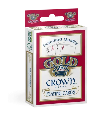 Great Time Games Gold Crown Quality Paper Standard Poker Playing Cards