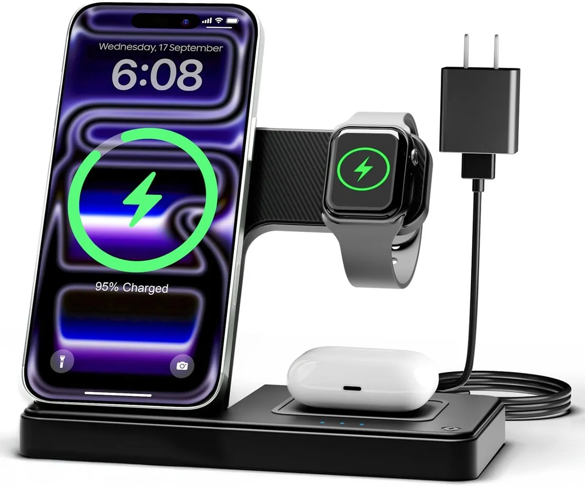 iPhone Applewatch Airpods Wireless Charging Station