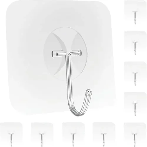 Heavy Duty Adhesive Shower Hooks