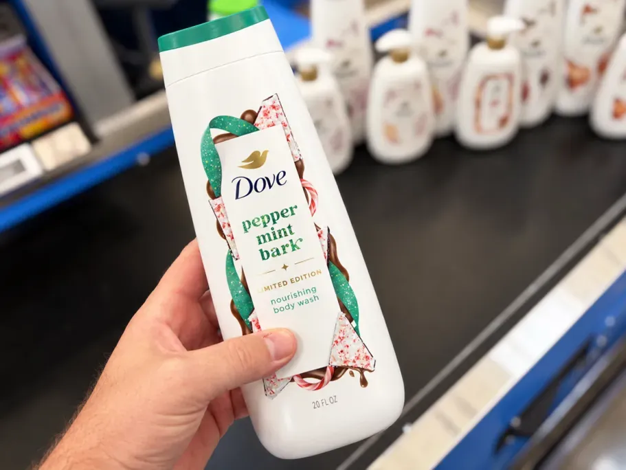 Dove Peppermint Bark Holiday Treats Body Wash 20oz