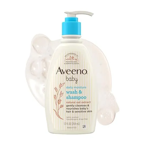 Aveeno Baby Baby Body Wash & Shampoo 12oz