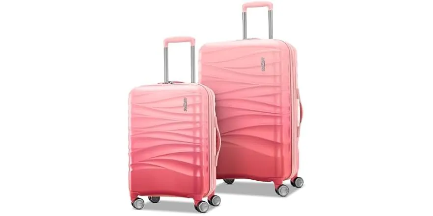 American Tourister Cascade Hardside Luggage with Spinner Wheels 2PC SET 20/24