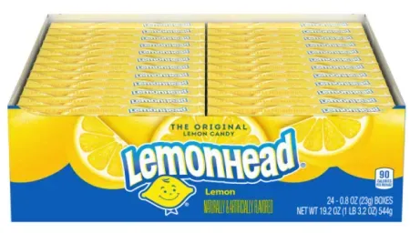 24-Pack 0.8oz Lemonhead Candy Box