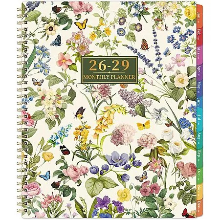 36-Month Lemome 2026-2029 Monthly Planner w/ Tabs & Pocket (9" x 11")