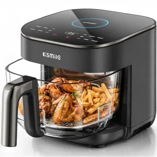 Kismile AeroLucen 5 QT Glass Air Fryer