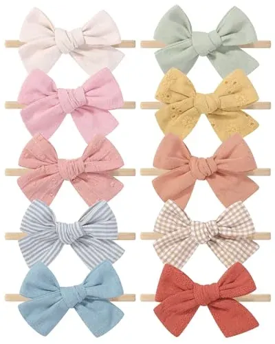 10-Pack Baby Headbands