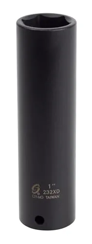 SUNEX TOOLS 232xd 1/2-Inch Drive 1-Inch Extra Deep Impact Socket