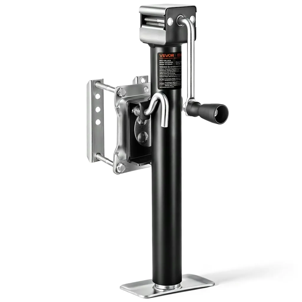 Vevor Bolt-On Trailer Jack w/ 2500-lb. Capacity