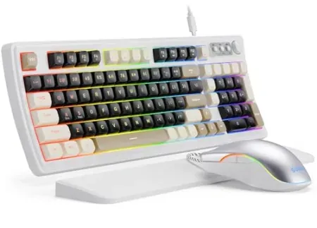 SABLUTE Gaming Keyboard and Mouse Combo w/ Wrist Rest