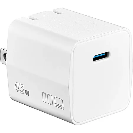 45W Insignia USB-C Wall Charger w/ Foldable Plug