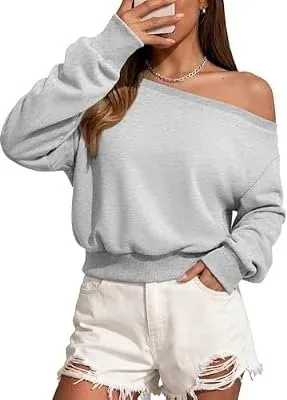 Women’s Off the Shoulder Sweatshirt