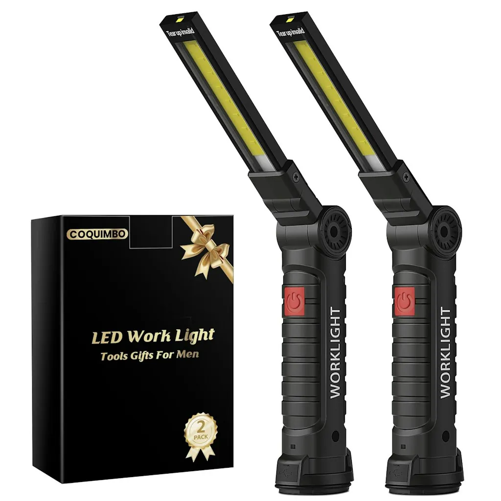 Rechargeable LED Work Light 2-Pack