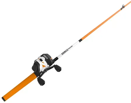2-Piece Zebco Roam Spincast Reel & 6' Fishing Rod Combo w/ 10lb Line
