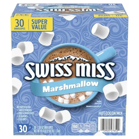 30-Pack 1.38oz Swiss Miss Marshmallow Hot Cocoa Mix