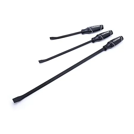 3-pc Husky Pry Bar Set (12", 17", & 25")