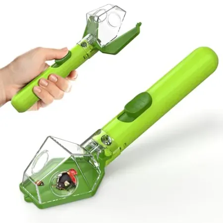 LEUOA Bug Catcher for Kids w/ 6X Magnifier Glass