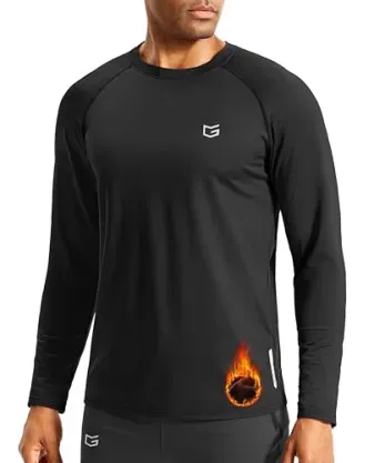 G Gradual Men's Thermal Shirts Long Sleeve Athletic Workout T-Shirt
