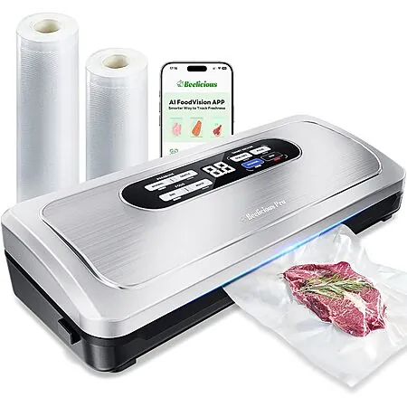 Beelicious Pro 80 kPa 10-in-1 AirLock ProSeal System Food Vacuum Sealer