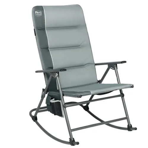 Timber Ridge Oversized Folding Rocking Patio Camping Chair