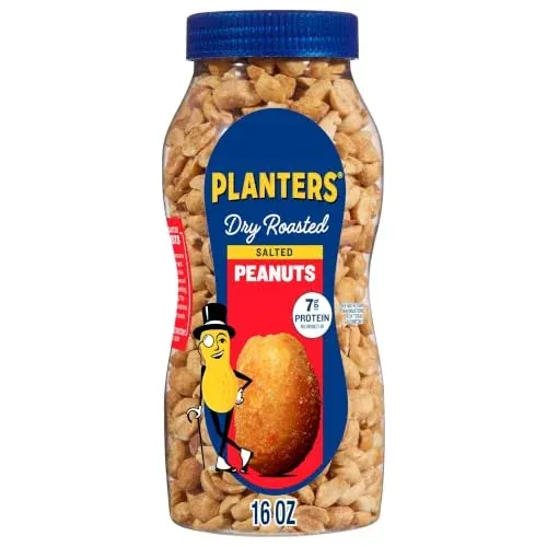 Planters Dry Roasted Peanuts 16-Oz