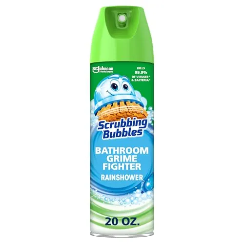 20-Oz Scrubbing Bubbles Bathroom Grime Fighter Foaming Cleaner Rainshower