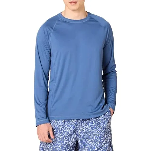 Amazon Essentials Men's Long-Sleeve Quick-Dry UPF 50 Swim Tee