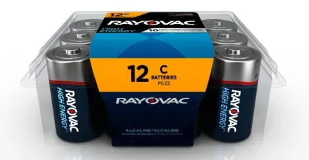 12-Pack Rayovac C Cell Batteries