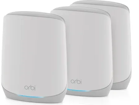 3-Pack NETGEAR Orbi Whole Home Tri-Band WiFi 6 Mesh Network System