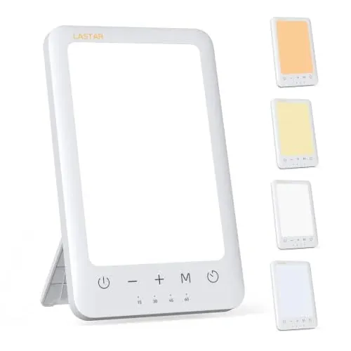 LASTAR 10000 Lux Full Spectrum Sun Lamp 4 Color Temperatures