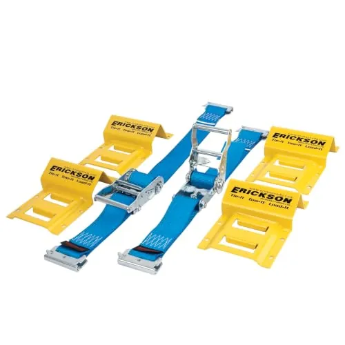 Erickson Wheel Chock Tie-Down Kit - Double Slotted E-Fitting,