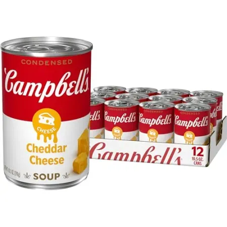12-Pack Campbell's Condensed Cheddar Cheese Soup (10.5oz Cans)