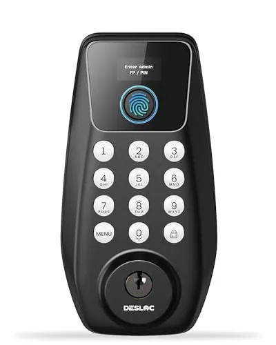 DESLOC C110 Fingerprint Keyless Entry Door Lock with Visual Display