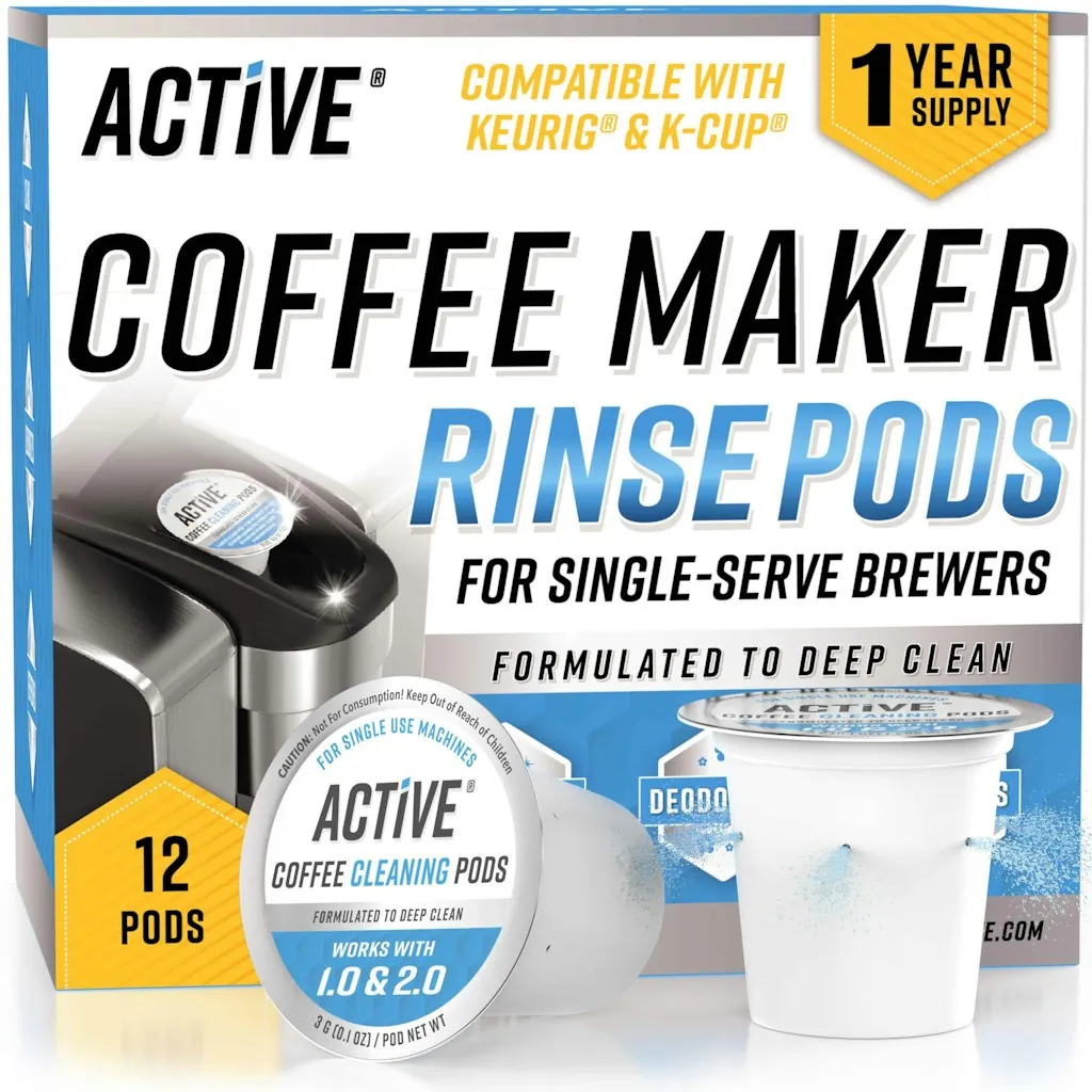 ACTIVE K-Cup Compatible Keurig Cleaning Pods 12-Pack