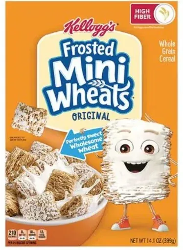 Frosted Mini Wheats Breakfast Cereal Original 14.1 oz 3 Boxes