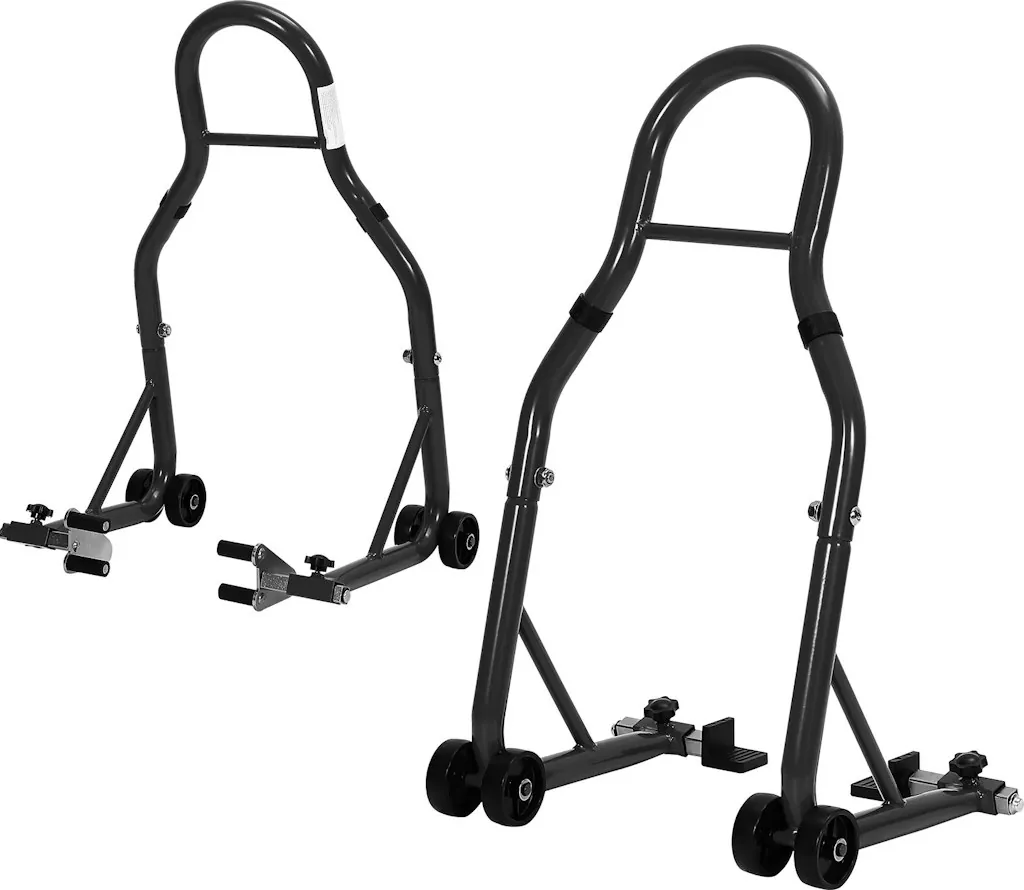 Garvee Heavy-Duty Motorcycle Stand Set