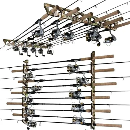 Rush Creek Creations 11-Rod Fishing Rod Storage Rack