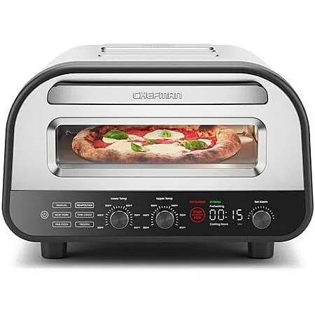 Chefman 12" Indoor Electric Pizza Oven (Stainless Steel)