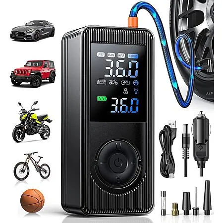XEITIN Rechargeable Portable 150 PSI Tire Inflator / Air Compressor