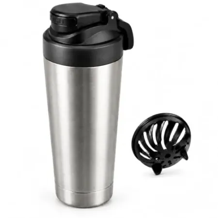 24oz Truyis Insulated Stainless Steel Protein Shaker Bottle