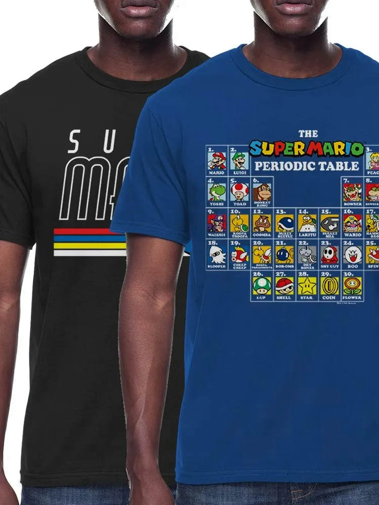 Super Mario Bros. Men's Graphic Tee 2-Pack
