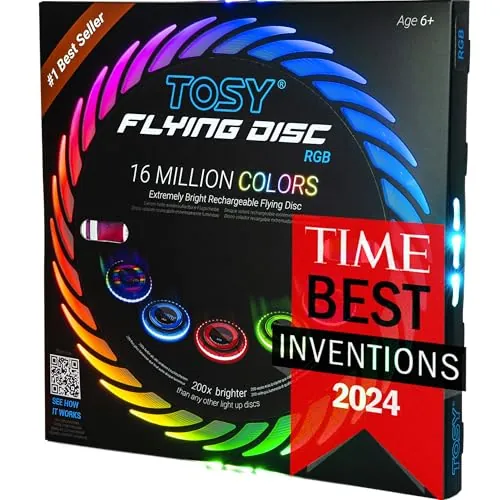TOSY Flying Disc 108 RGB Multicolor LEDs 175g